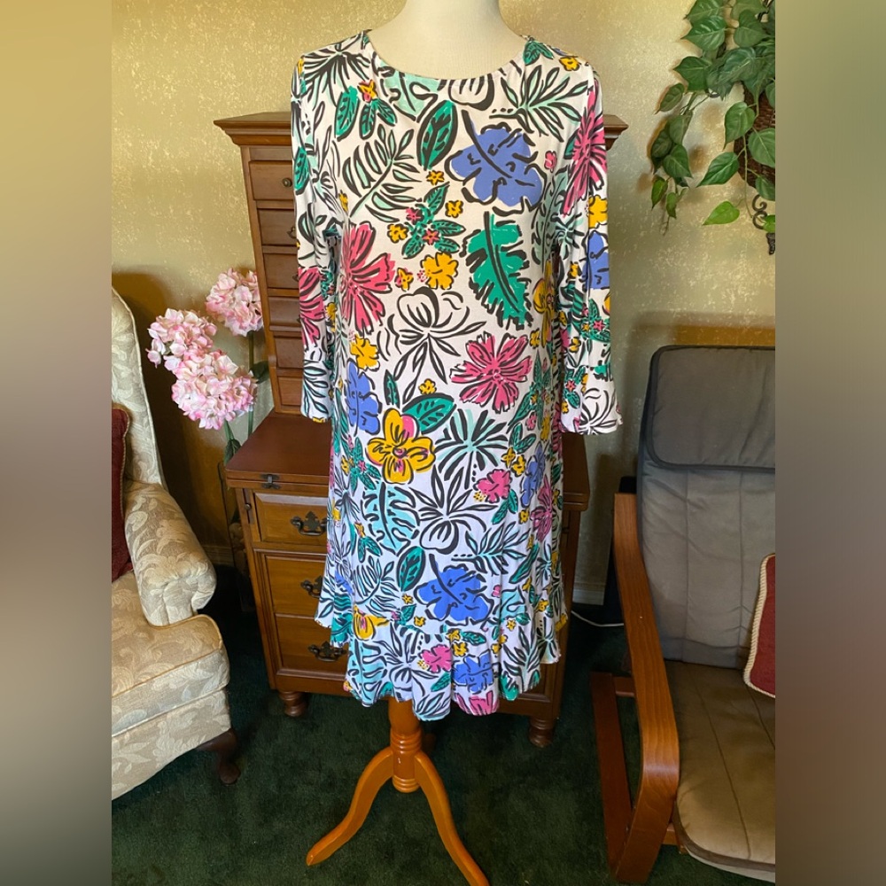 Colorful Cotton Ruffle Skirt Dress (Code101)